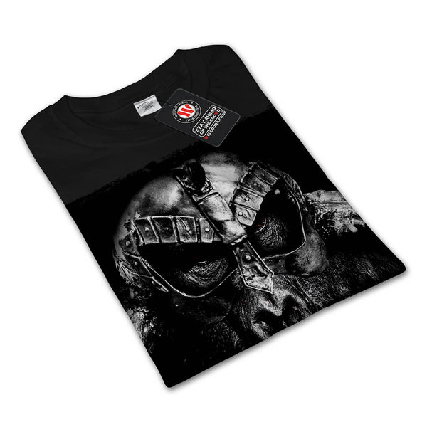 Monkey Ape Warrior Womens Long Sleeve T-Shirt