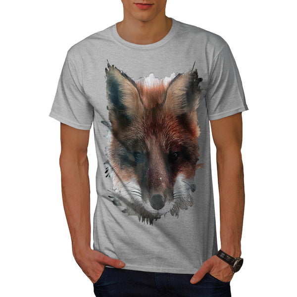Fox Animal Nature Mens T-Shirt