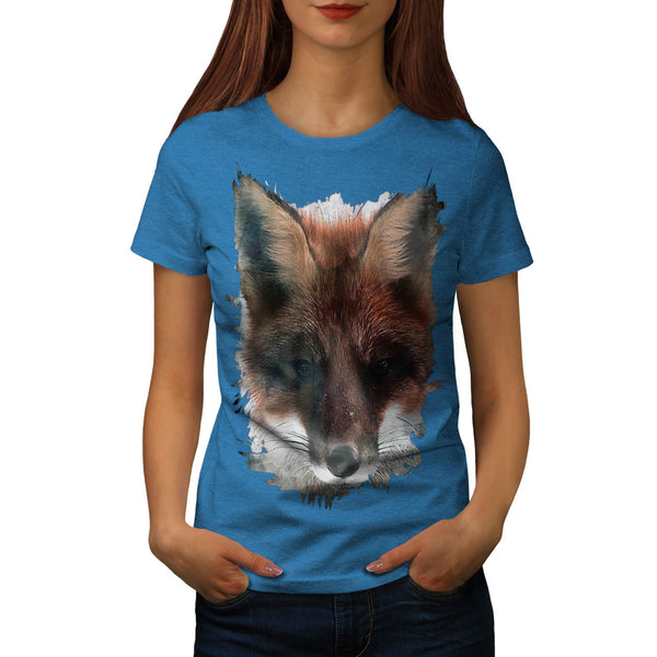 Fox Animal Nature Womens T-Shirt