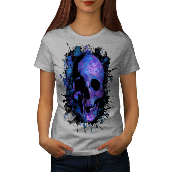 Skull Sugar Glow Art Womens T-Shirt