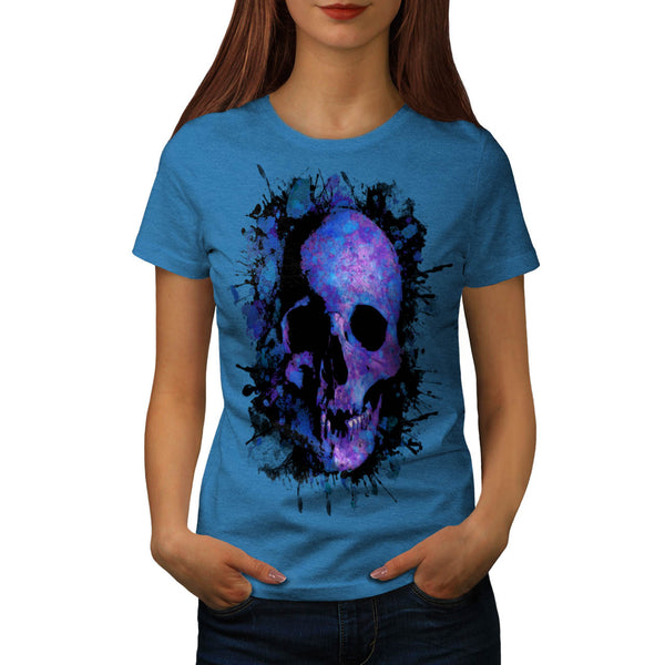 Skull Sugar Glow Art Womens T-Shirt