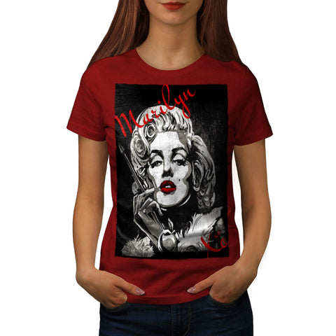 Monroe Beauty Retro Womens T-Shirt