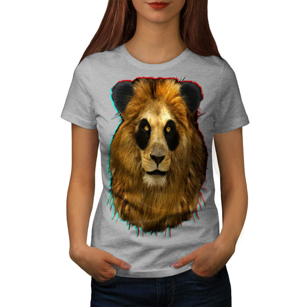 Panda Lion Beast Womens T-Shirt