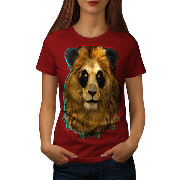 Panda Lion Beast Womens T-Shirt