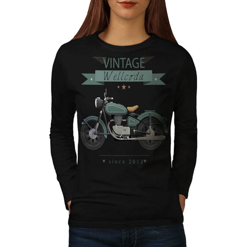 Apparel Motor Bike Womens Long Sleeve T-Shirt