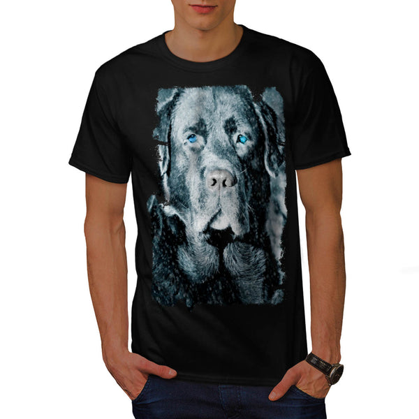 Looking Dog Face Mens T-Shirt