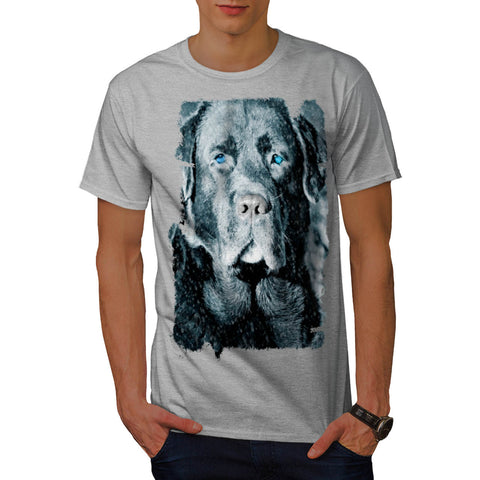 Looking Dog Face Mens T-Shirt