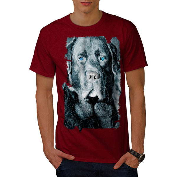 Looking Dog Face Mens T-Shirt