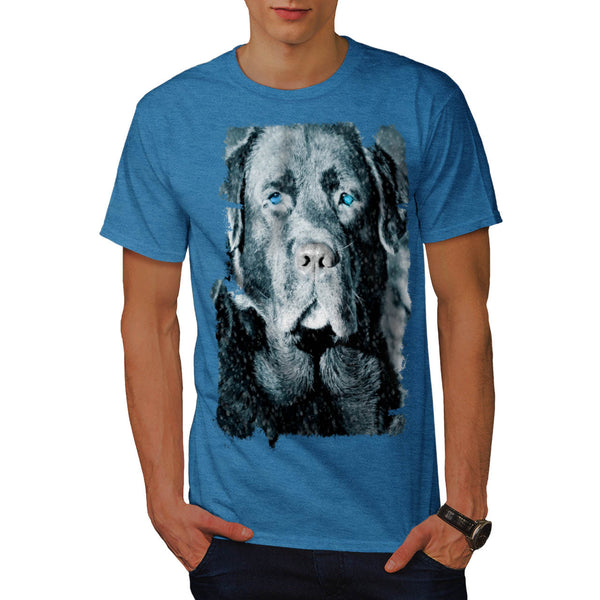 Looking Dog Face Mens T-Shirt