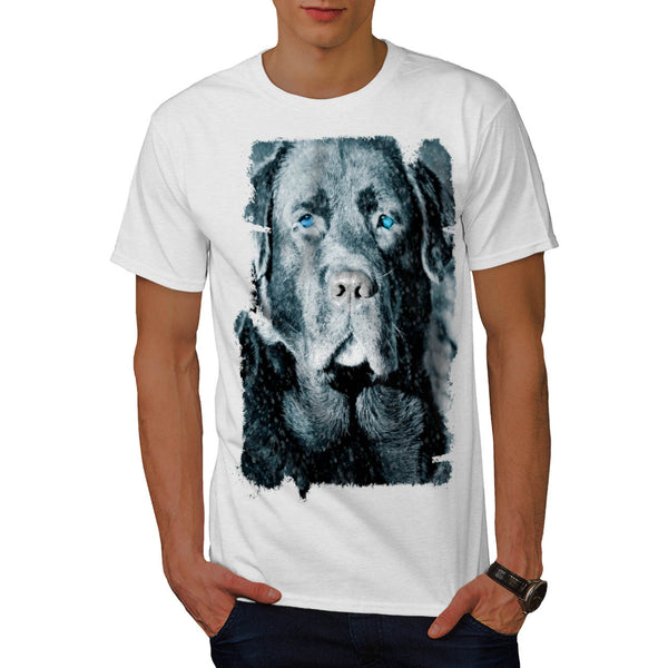 Looking Dog Face Mens T-Shirt