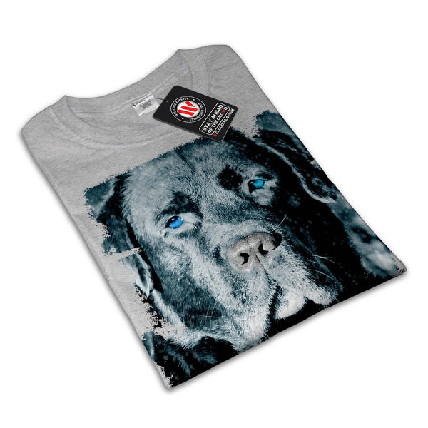 Looking Dog Face Mens T-Shirt