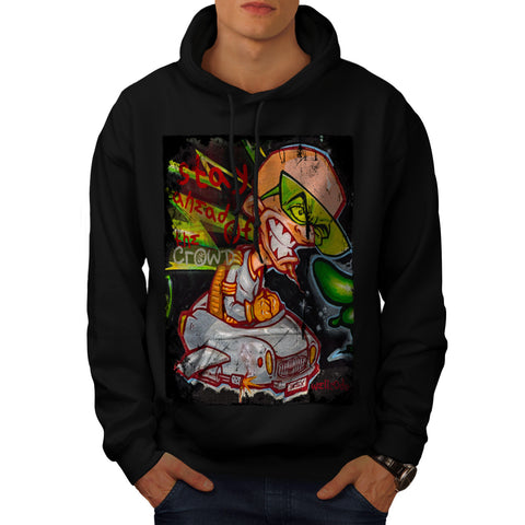 Funny Car Driver Mens Hoodie