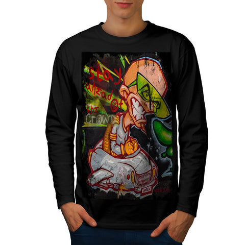 Funny Car Driver Mens Long Sleeve T-Shirt