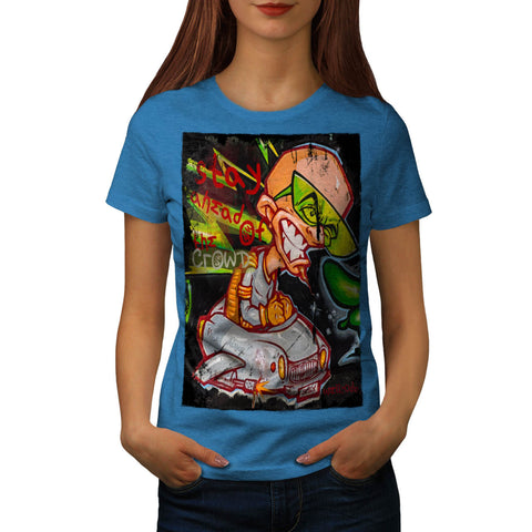 Funny Car Driver Womens T-Shirt