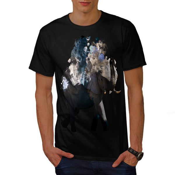 Elephant Life Art Mens T-Shirt