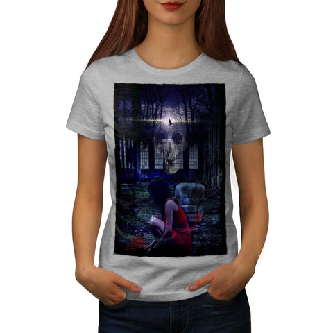 Girl Deadly Night Womens T-Shirt