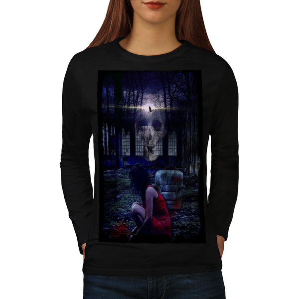 Girl Deadly Night Womens Long Sleeve T-Shirt