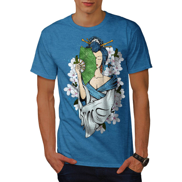 Japanese Geisha Mens T-Shirt