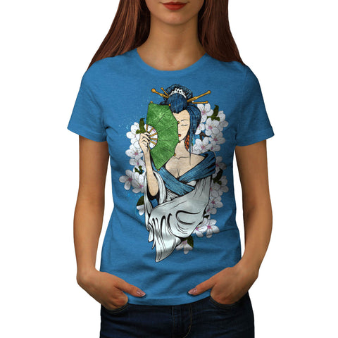 Japanese Geisha Womens T-Shirt