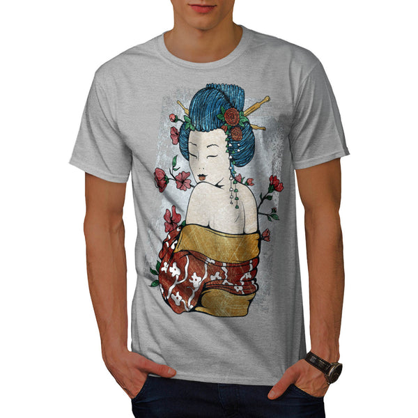 Japan Woman Beauty Mens T-Shirt