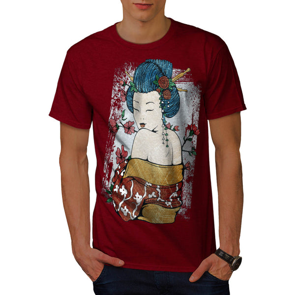 Japan Woman Beauty Mens T-Shirt