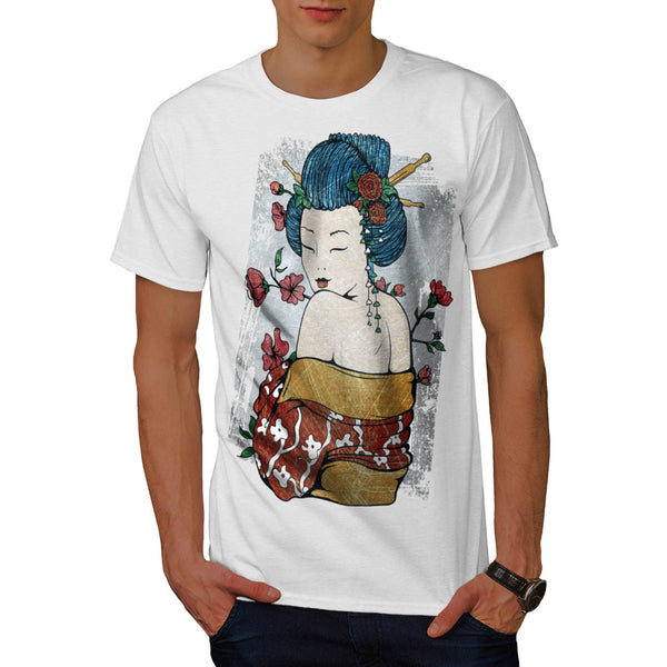 Japan Woman Beauty Mens T-Shirt