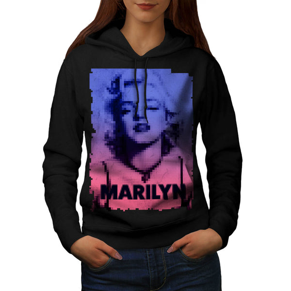 Marilyn Face Game Womens Hoodie
