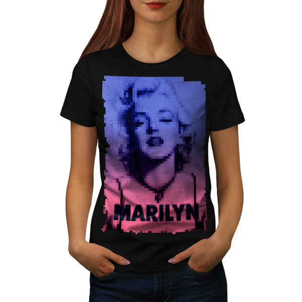 Marilyn Face Game Womens T-Shirt