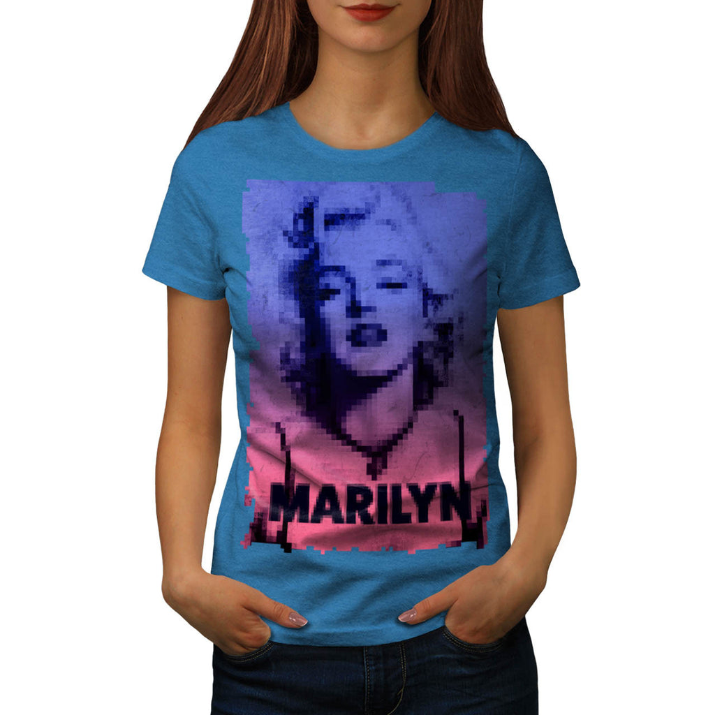 Marilyn Face Game Womens T-Shirt