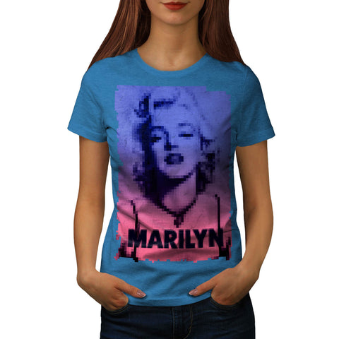 Marilyn Face Game Womens T-Shirt