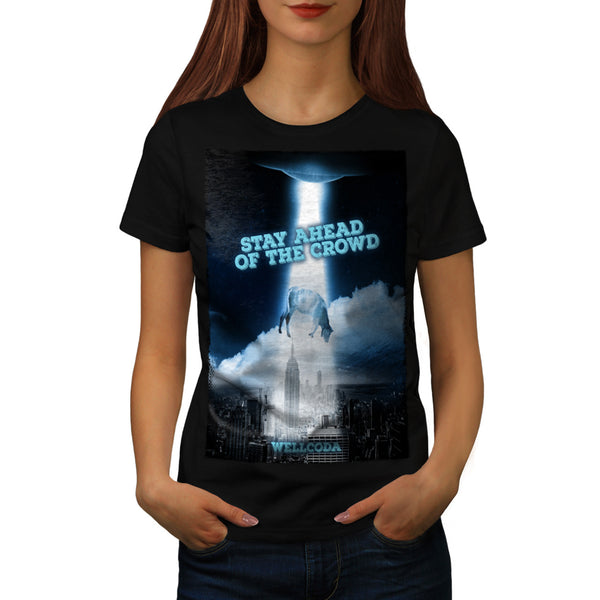 Stay Ahead In Space Womens T-Shirt