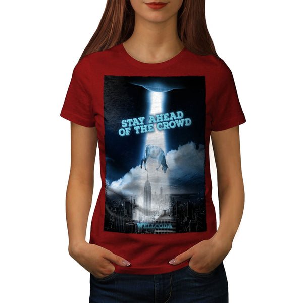 Stay Ahead In Space Womens T-Shirt