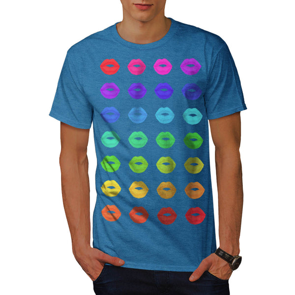 Lip Kissing Party Mens T-Shirt