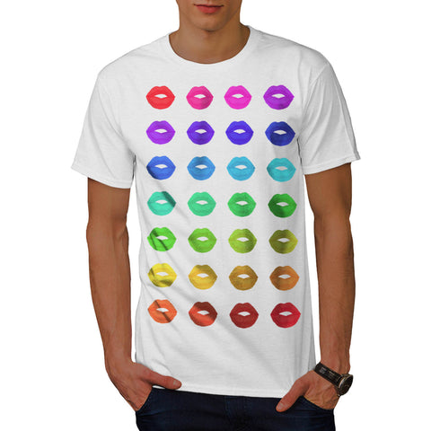 Lip Kissing Party Mens T-Shirt