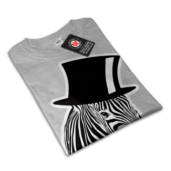 Fancy Zebra Hipster Mens T-Shirt