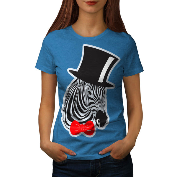 Fancy Zebra Hipster Womens T-Shirt
