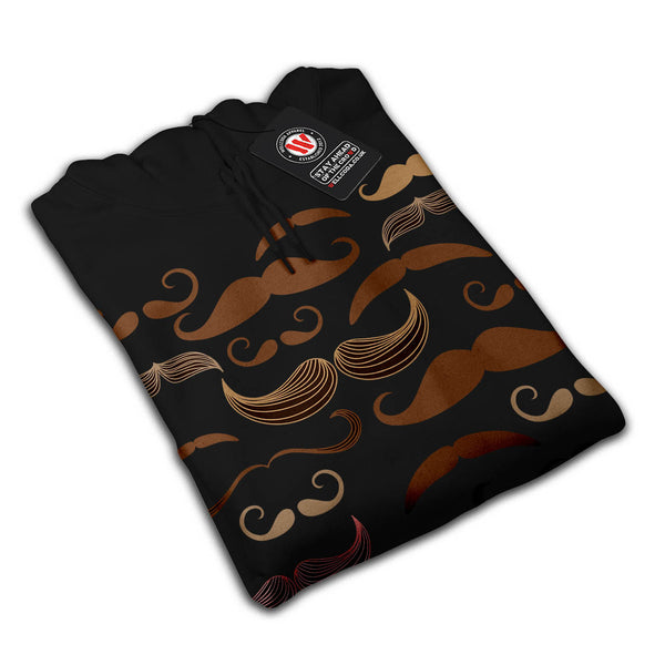 Mustache Madness Womens Hoodie