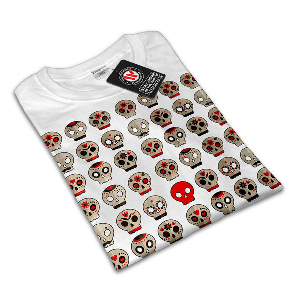 Multiple Skull Head Mens T-Shirt