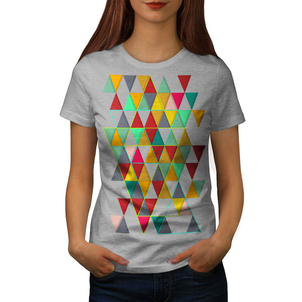 Triangle Prism Paint Womens T-Shirt