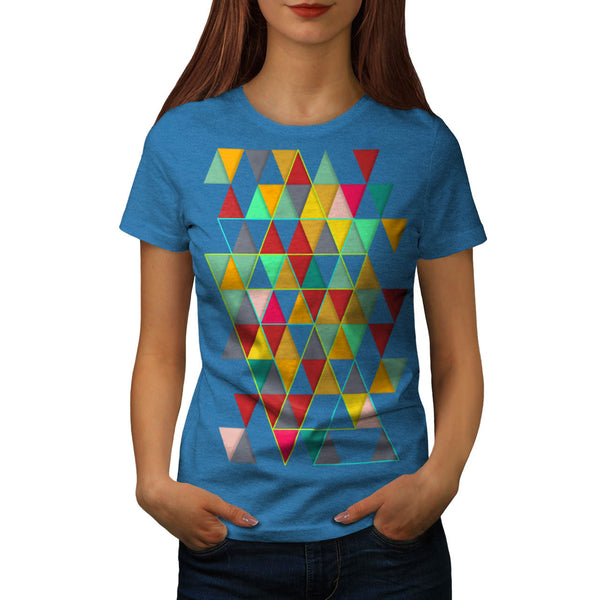 Triangle Prism Paint Womens T-Shirt