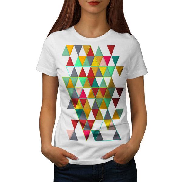 Triangle Prism Paint Womens T-Shirt