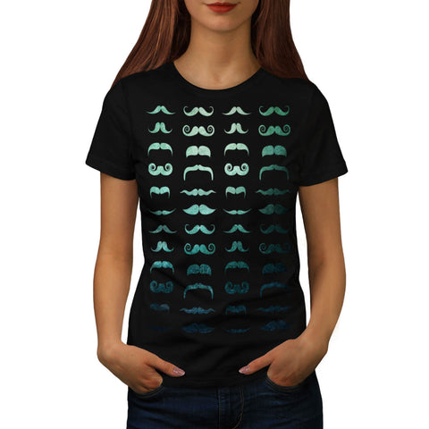 Moustache Collection Womens T-Shirt