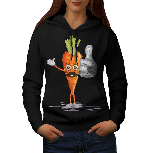 Vegetable Man Guy Womens Hoodie