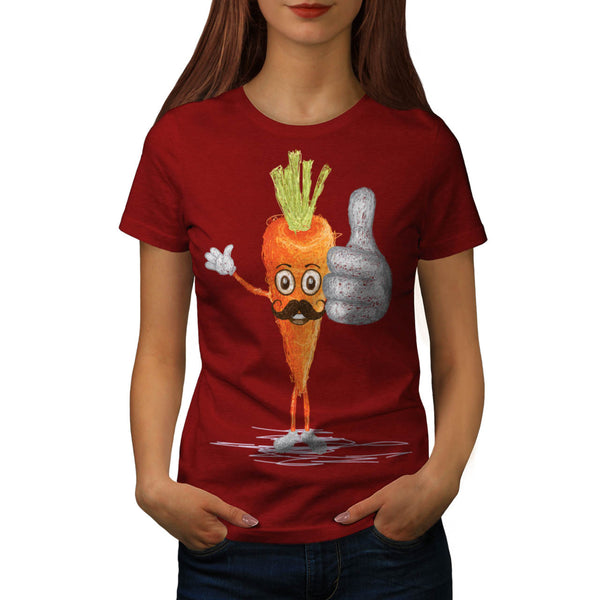 Vegetable Man Guy Womens T-Shirt