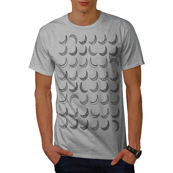 Multiple Moon Space Mens T-Shirt