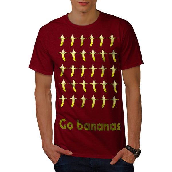 Go Banana Nuts Fun Mens T-Shirt