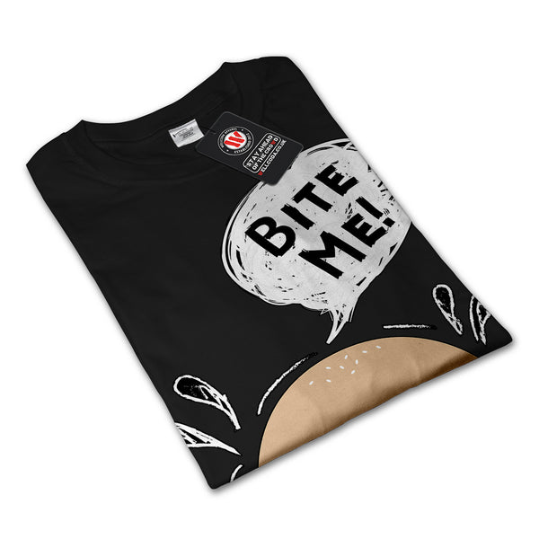 Bite Me Hungry Fun Womens Long Sleeve T-Shirt