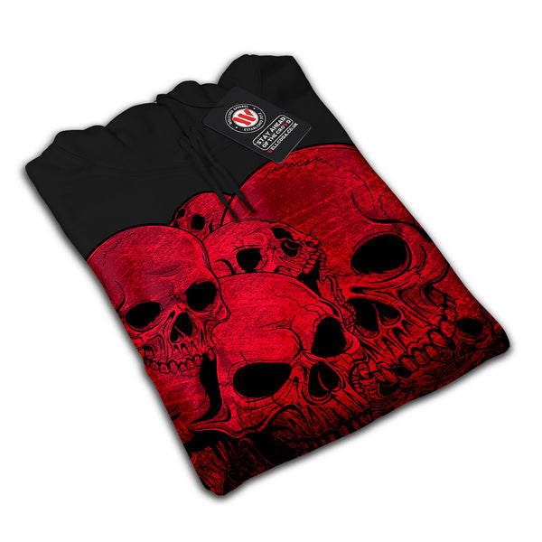 Skull Blood Cult Art Womens Hoodie