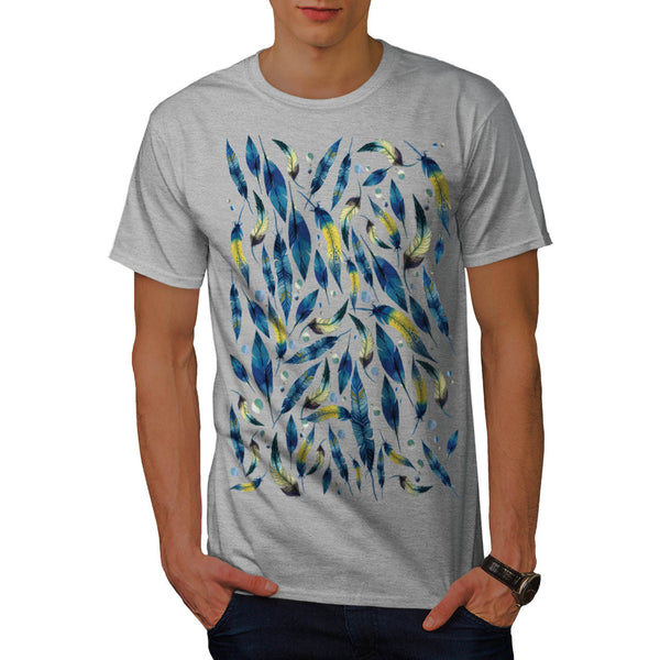 Feather Mania Art Mens T-Shirt