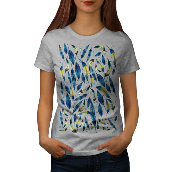Feather Mania Art Womens T-Shirt